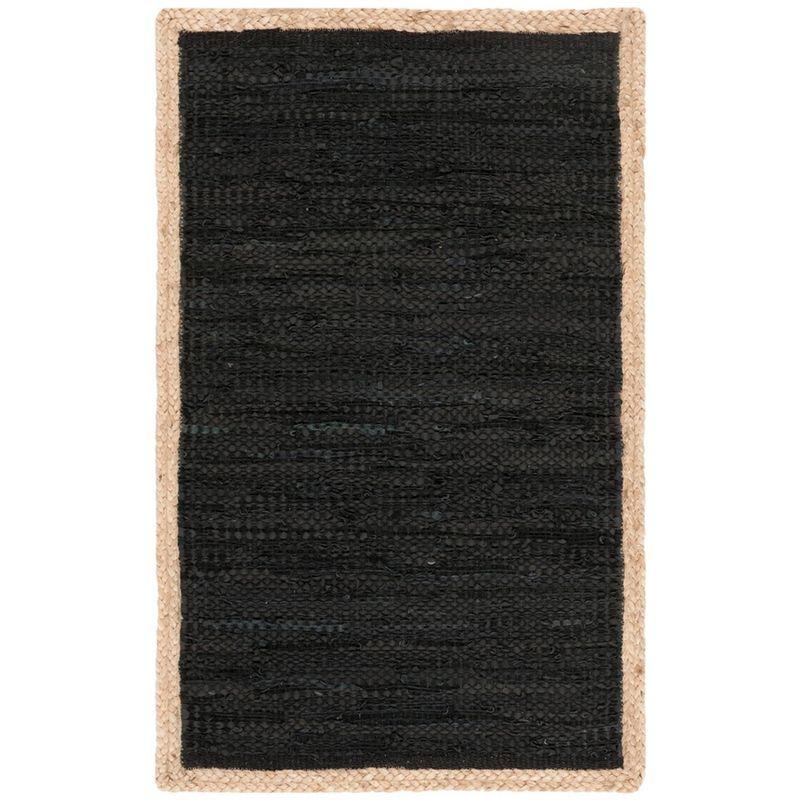 Cape Cod CAP901 Woven Indoor Accent Rug - Black/Natural - 3'x5' - Safavieh