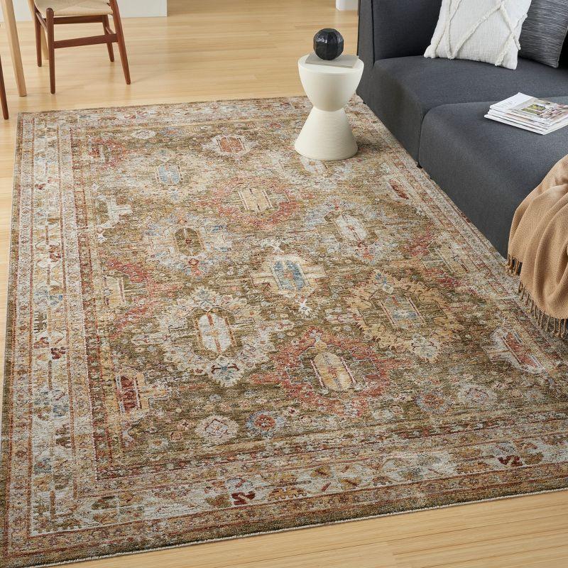 Nourison Petra Oramental Indoor Rug Green 7'10" x 10'4"
