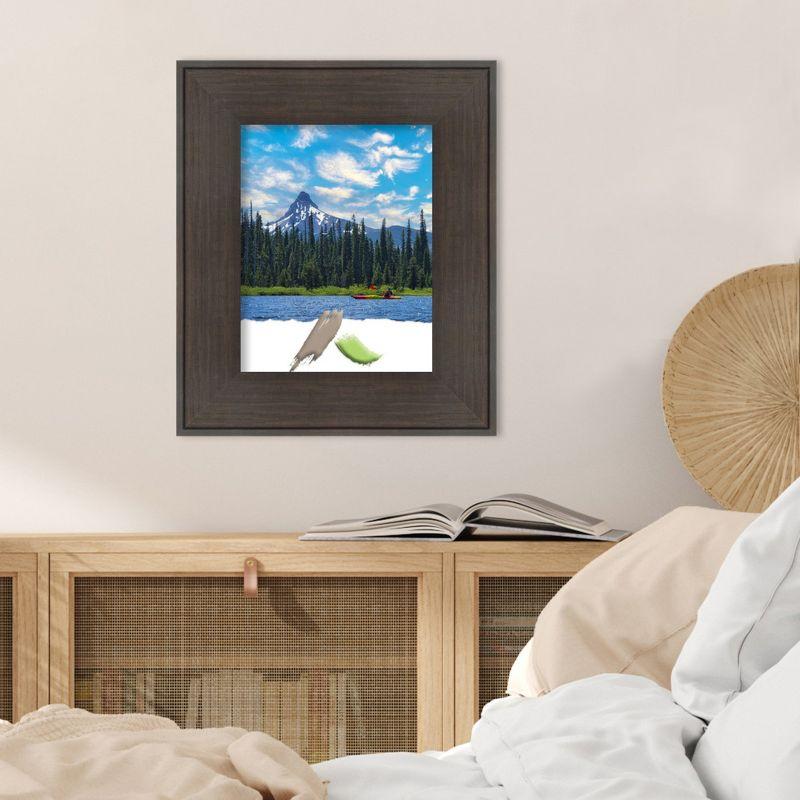 Amanti Art William Rustic Woodgrain Picture Frame Opening Size 11x14 in.