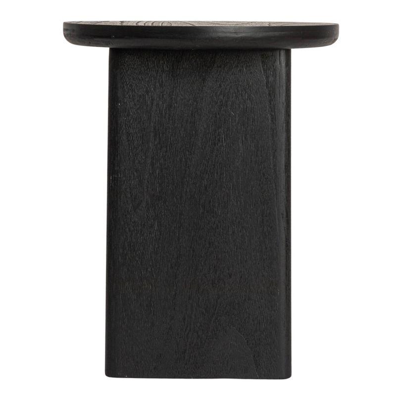 Storied Home Firwood Side Table Black