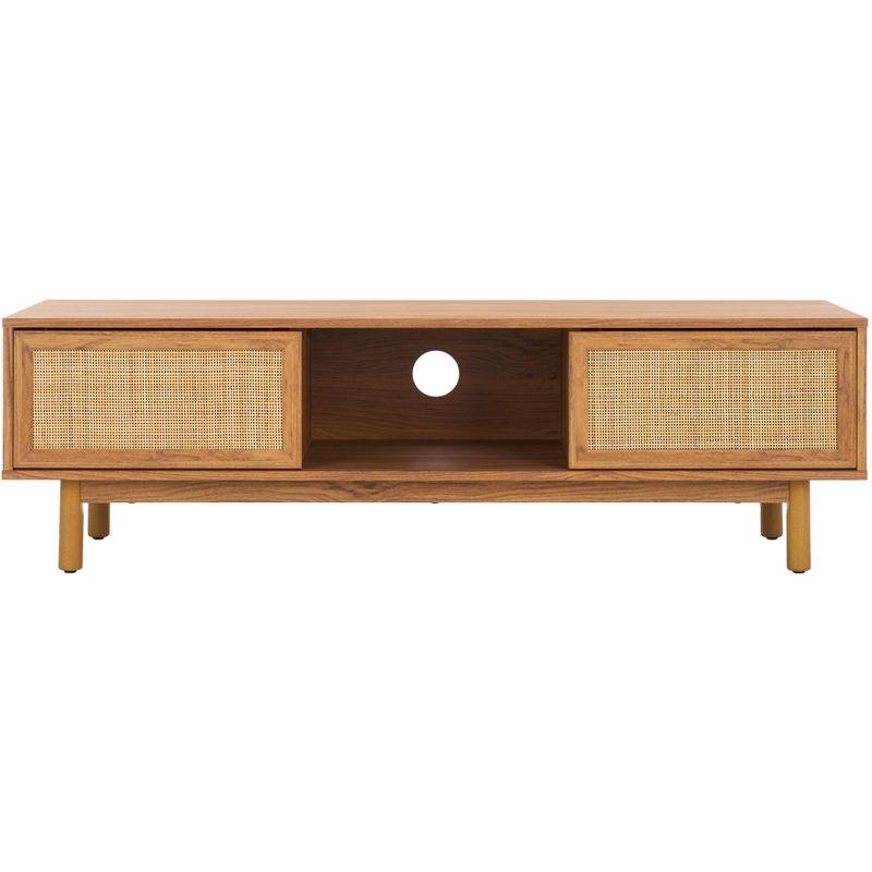 Aino 2 Door Media Stand - MED9619 - Oak/Natural - Safavieh