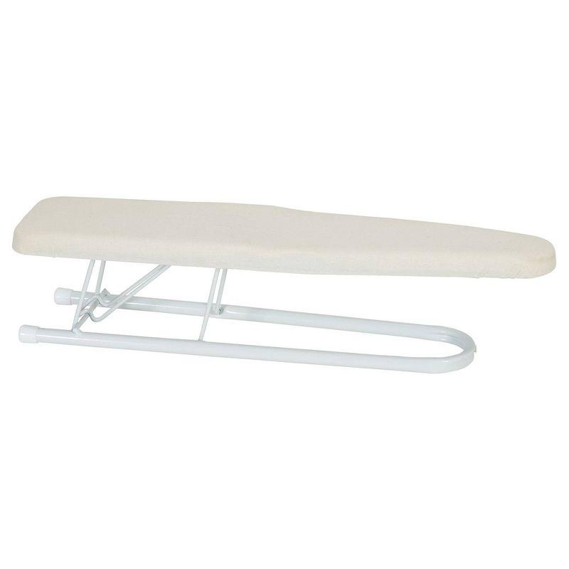 Household Essentials Accessory Sleeve Ironing Board Natural Cotton Cover: Portable Small Tabletop, Beige