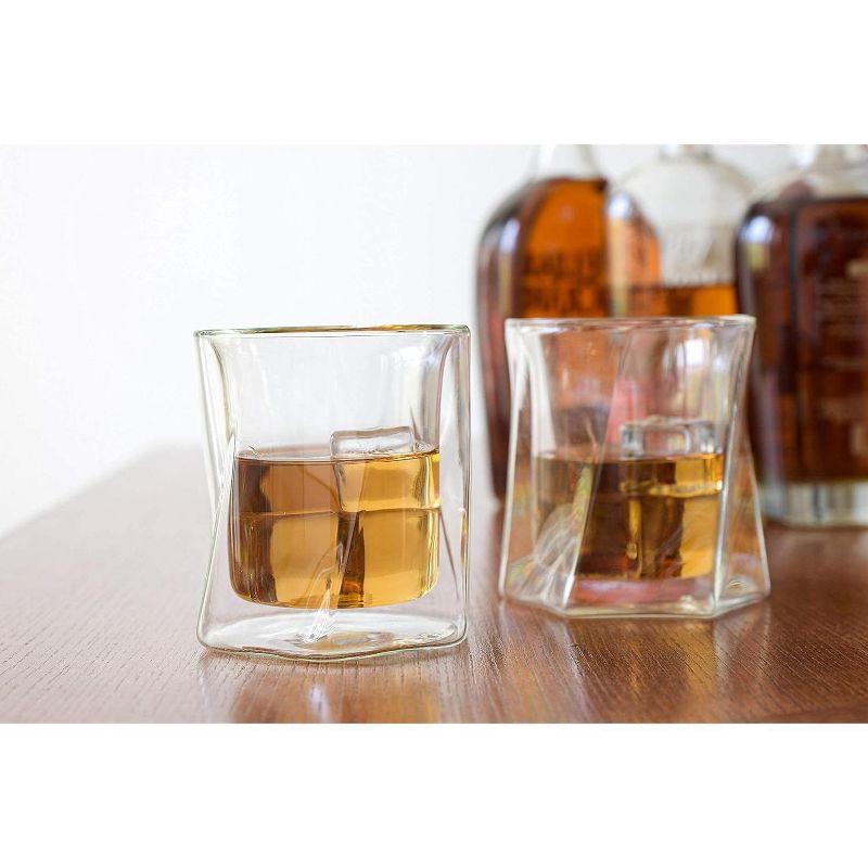 Lemonsoda Lemonsoda Double Wall Hexagon Whiskey Glasses