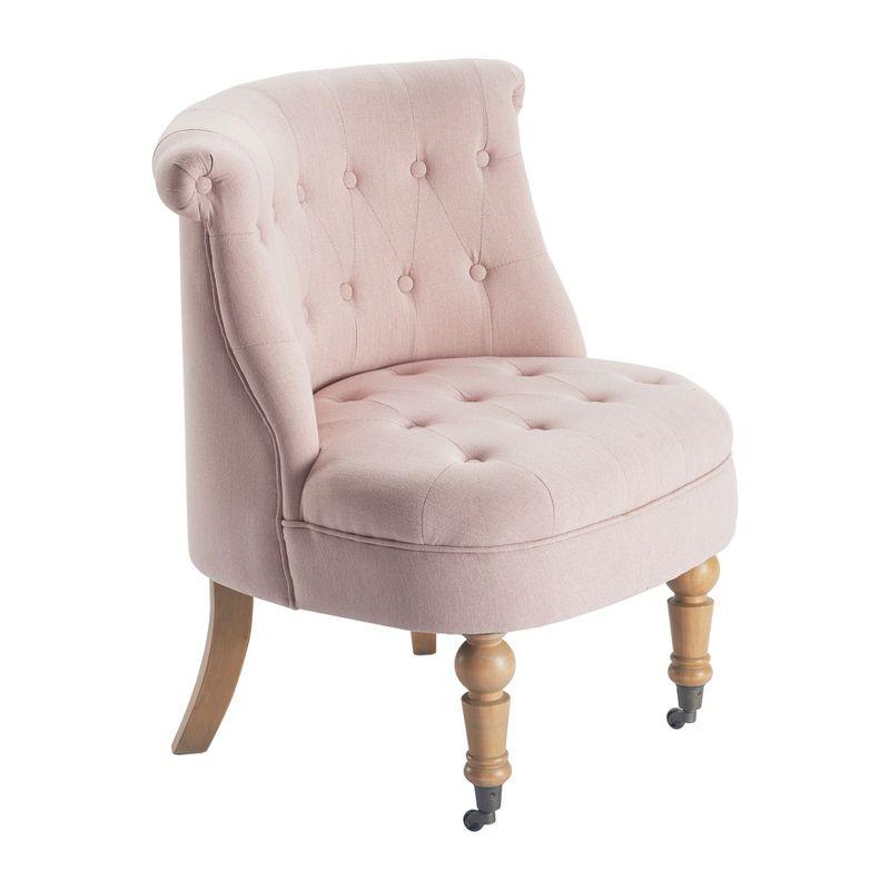 Elmhurst Tufted Accent Chair Blush Pink - Finch