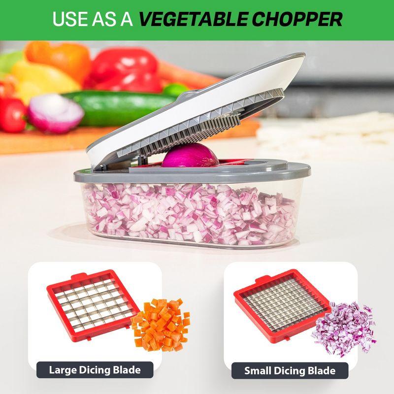 Chopzilla Gray Multi Function Chopper with 4 Blades