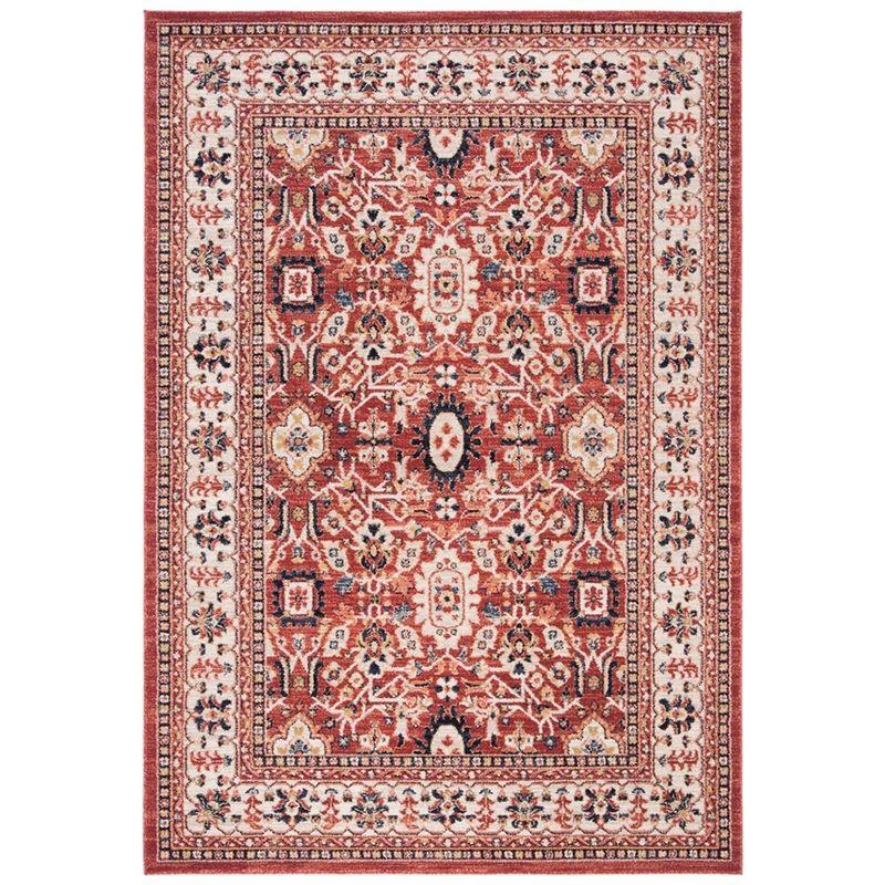 Charleston CHL412 Loomed Indoor Area Rug - Red/Ivory - 5'3"x7'6" - Safavieh