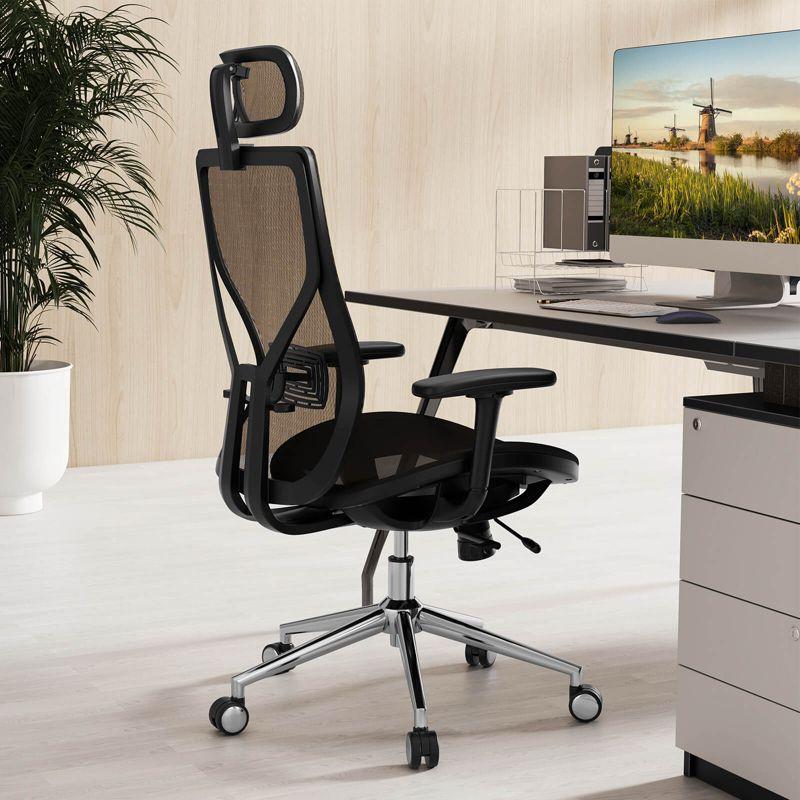 Costway Ergonomic Office Chair High-Back Mesh Chair w/Adjustable Lumbar Support