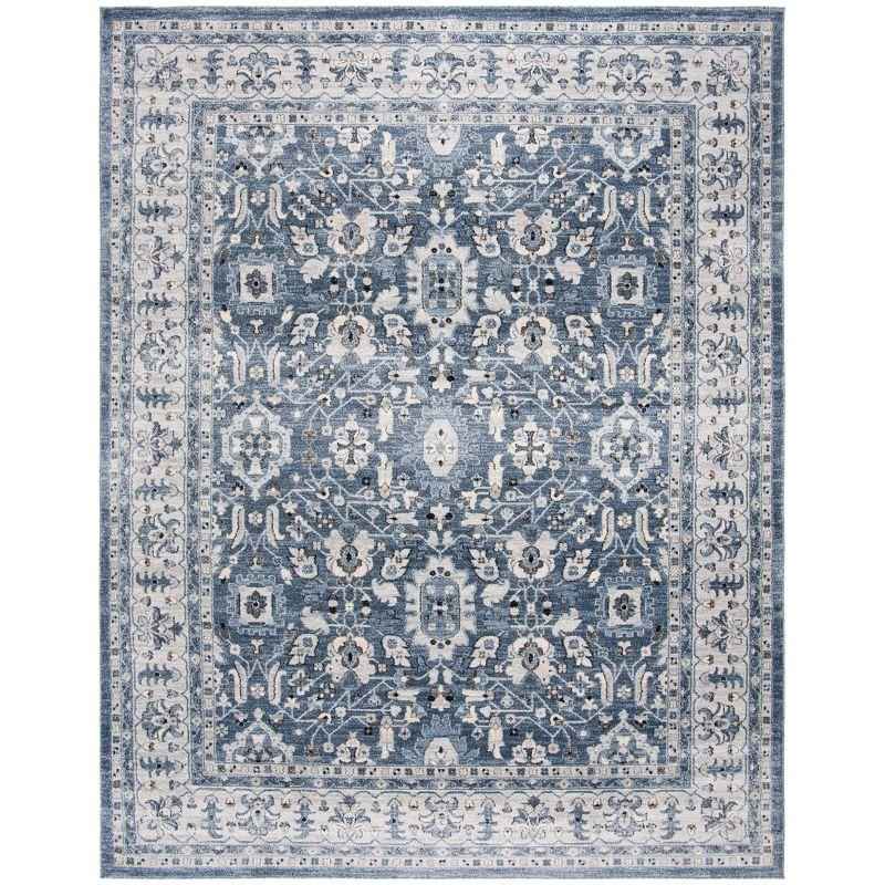 Charleston CHL412 Loomed Indoor Area Rug - Navy/Creme - 9'x12' - Safavieh