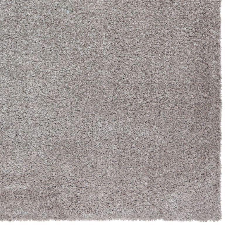 Thayer Gray Plush Microfiber Shag Runner Rug 2'x6'