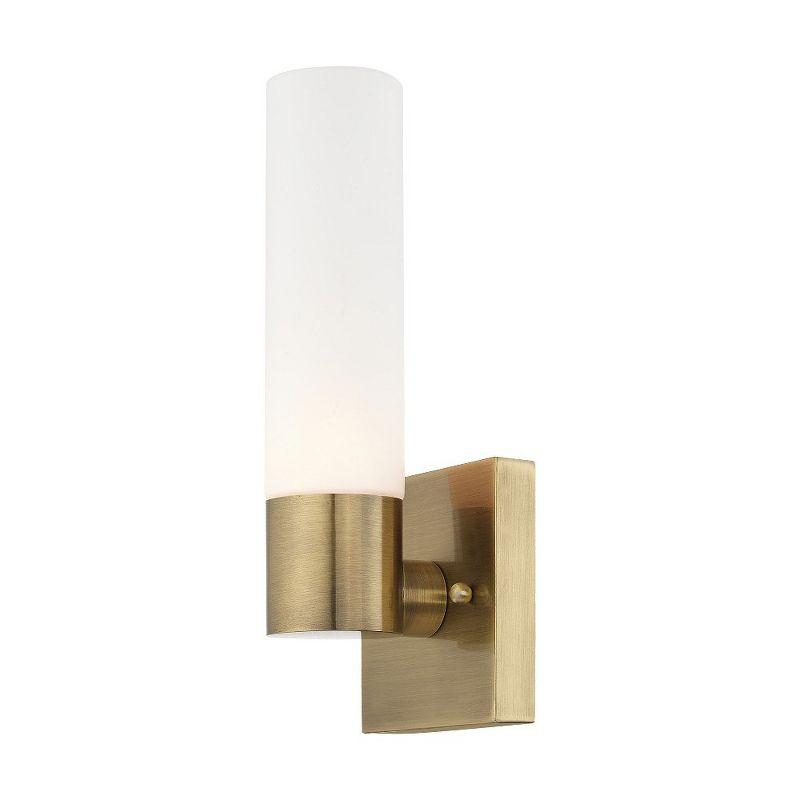 Livex Lighting Aero 1 - Light Sconce in  Antique Brass