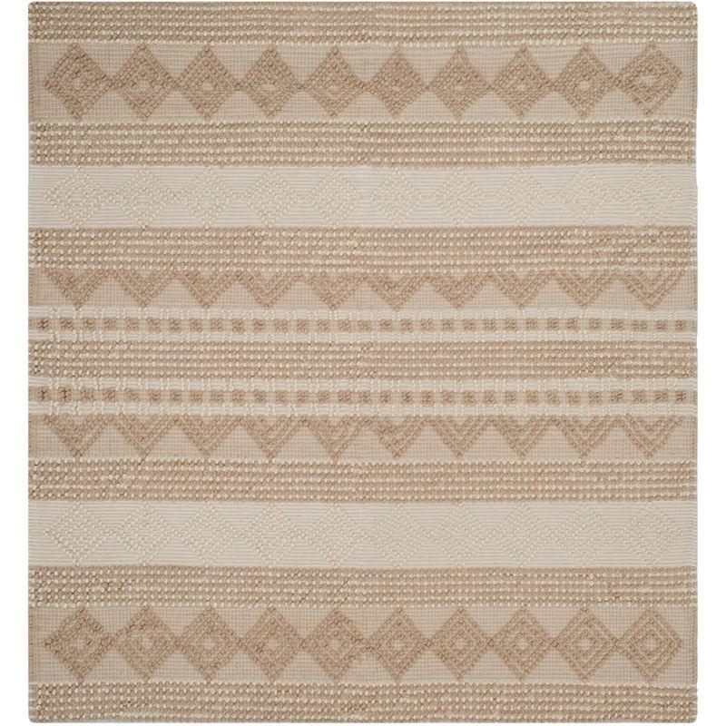 Natura NAT102 Hand Woven Area Rug - Beige/Ivory - 5'x5' - Safavieh.