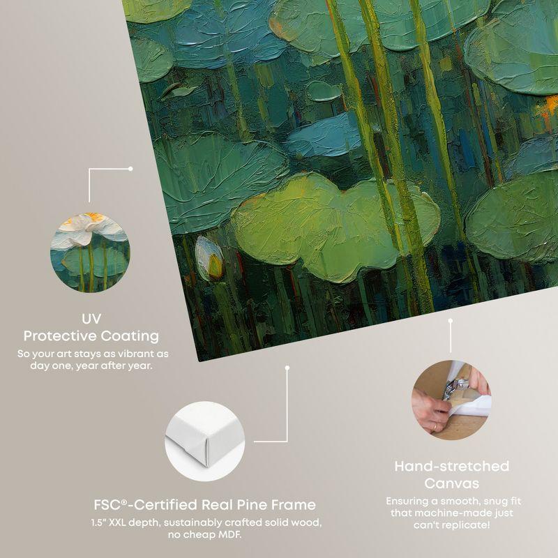 Art Remedy This is My Waterlily Impressionism Wall Art, 20" x 30", Gallery Wrapped