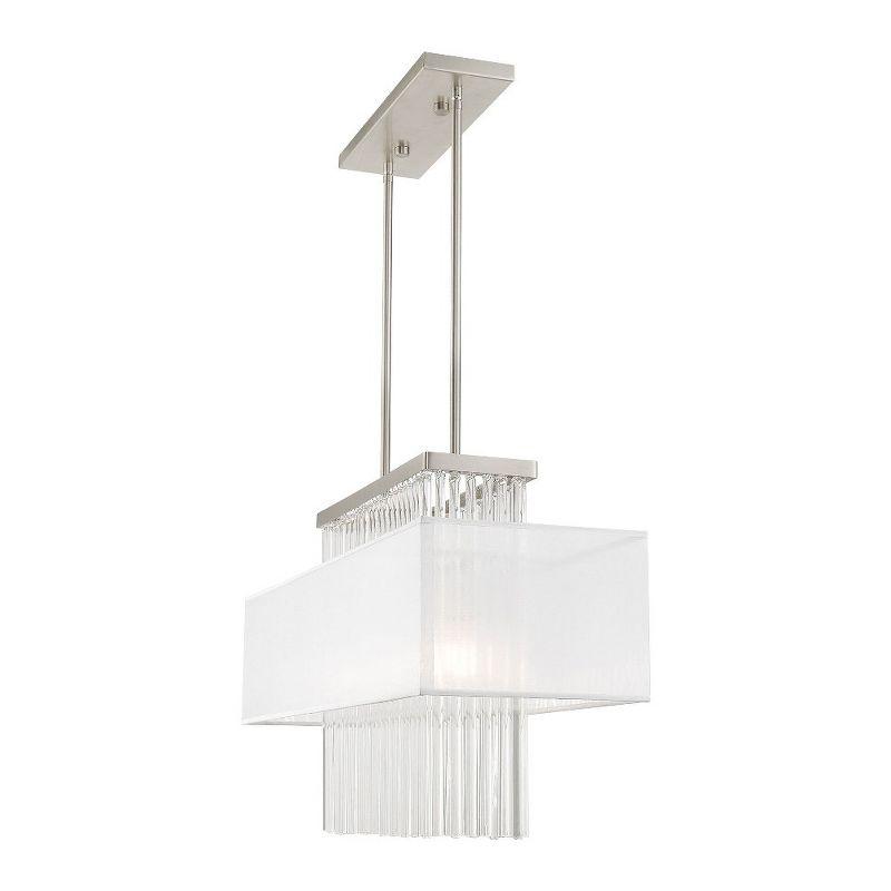 Livex Lighting Alexis 3 - Light Chandelier in  Brushed Nickel