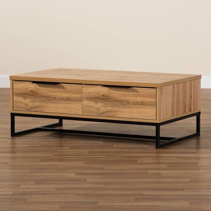 Aalijah Solid Wood Top Coffee Table