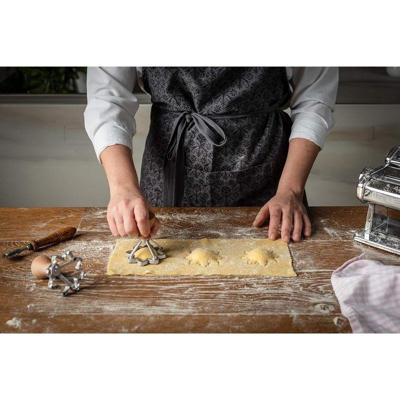 Marcato Classic Ravioli Maker Stamp Kit, Flower + Star, 2.5-Inch