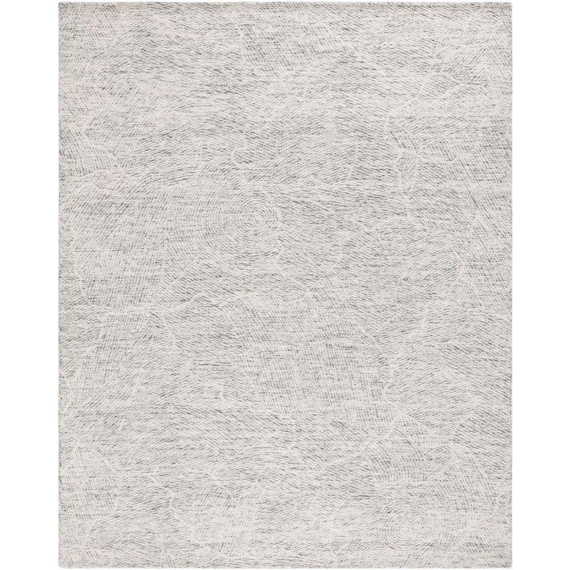 Metro MET999 Hand Tufted Indoor Area Rug - Dark Grey/Ivory - 8'x10' - Safavieh