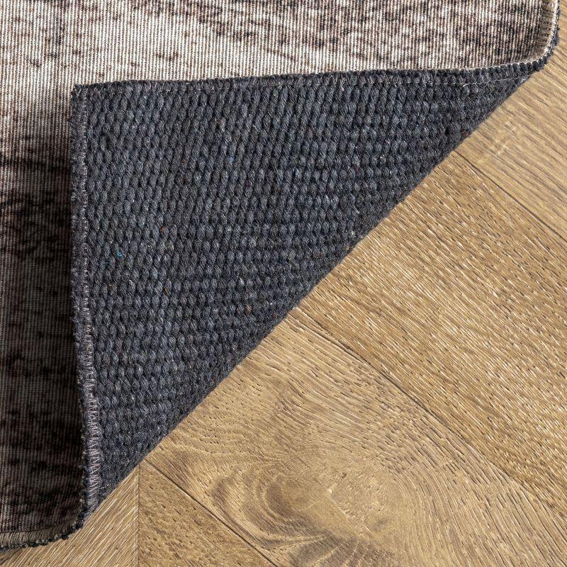 Nuloom Charmaine Abstract 8x12 Machine Washable Indoor Area Rug for Living Room Bedroom Dining Room Kitchen, Beige/Ivory