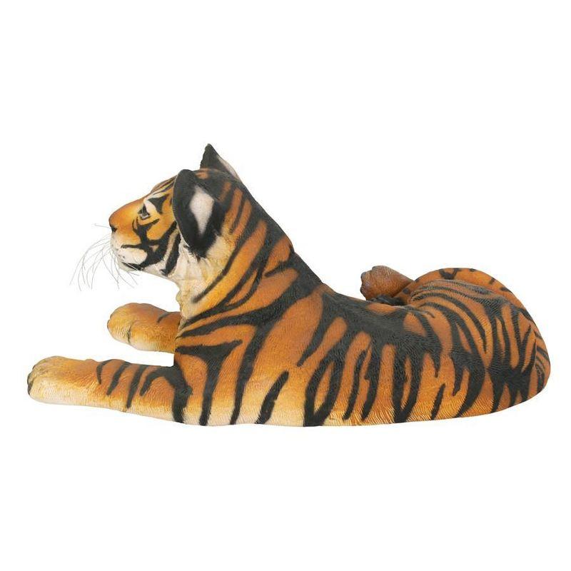 Design Toscano The Grand Scale Wildlife Animal Lying Down Tiger Cub Statue