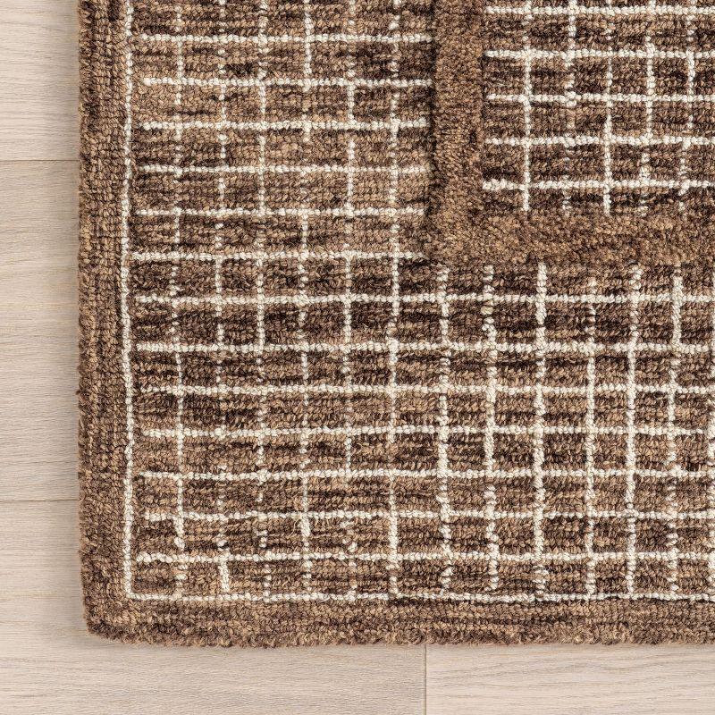 Nuloom Emaline Geometric Wool Indoor Area Rug