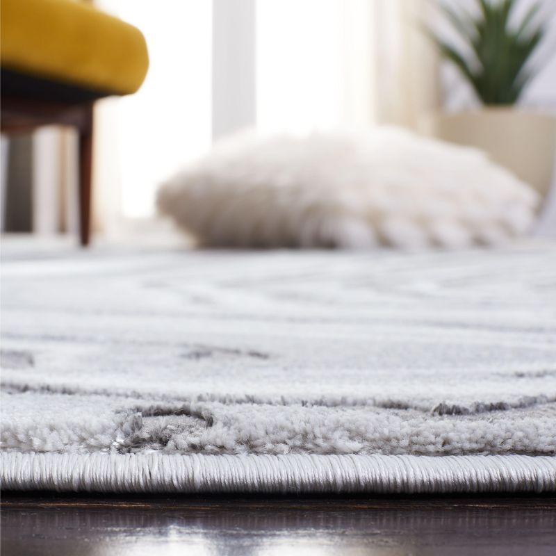 Craft CFT843 Loomed Indoor Area Rug - Light Grey/Grey - 6'7"x6'7" - Safavieh