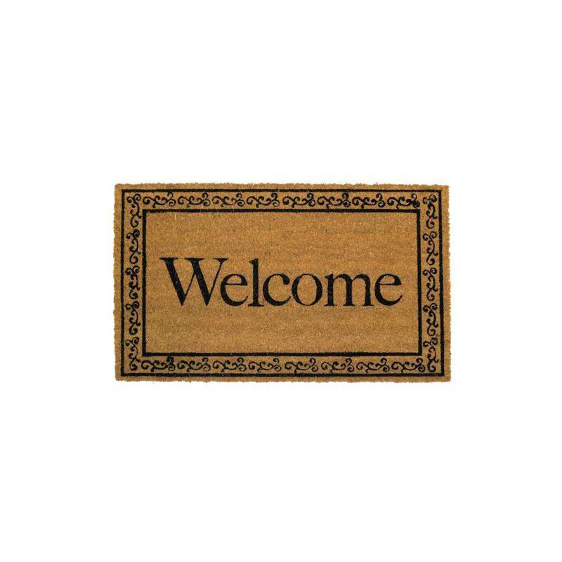 Briarwood Lane Everyday Coir Doormat 30x18 Welcome Natural Fiber Coir Doormat