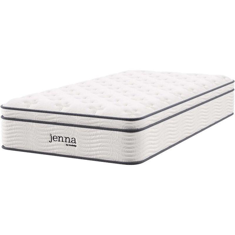 Modway Jenna 12 Inch Innerspring and Foam Twin Mattress