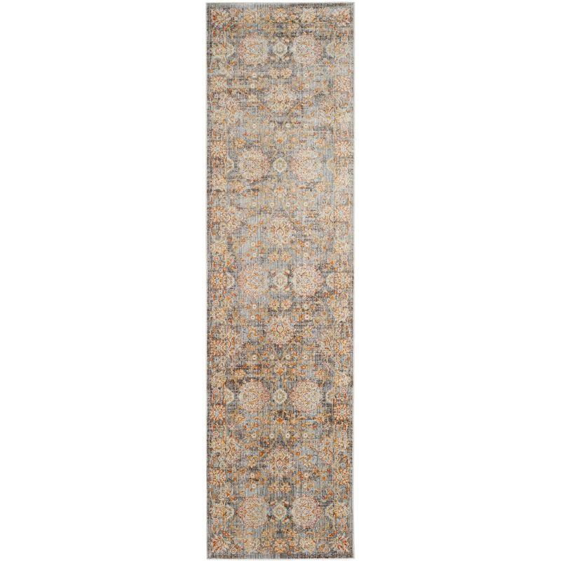 Vintage Persian VTP469 Power Loomed Indoor Runner Rug - Light Brown/Multi - 2'2"x12' - Safavieh