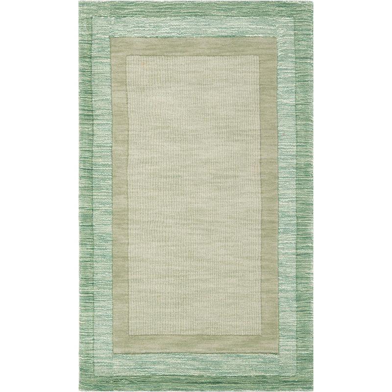 Impressions IM821 Hand Loomed Accent Rug - Green/Beige - 3'x5' - Safavieh
