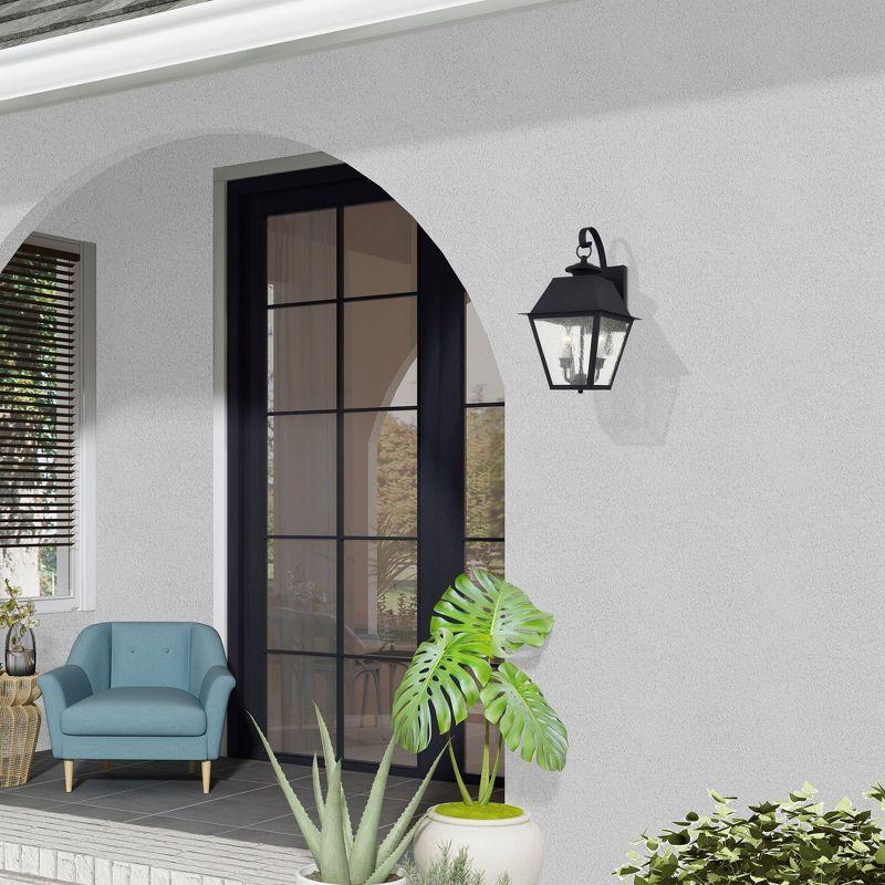 Livex Lighting Mansfield 2 - Light Wall Light in  Black