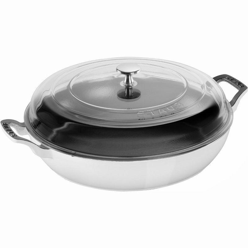 Staub Cast Iron 12-inch Braiser with Glass Lid