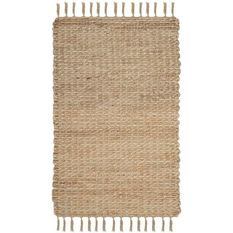 Natural Fiber NF466 Hand Woven Indoor Accent Rug - Natural - 2'6"x4' - Safavieh.