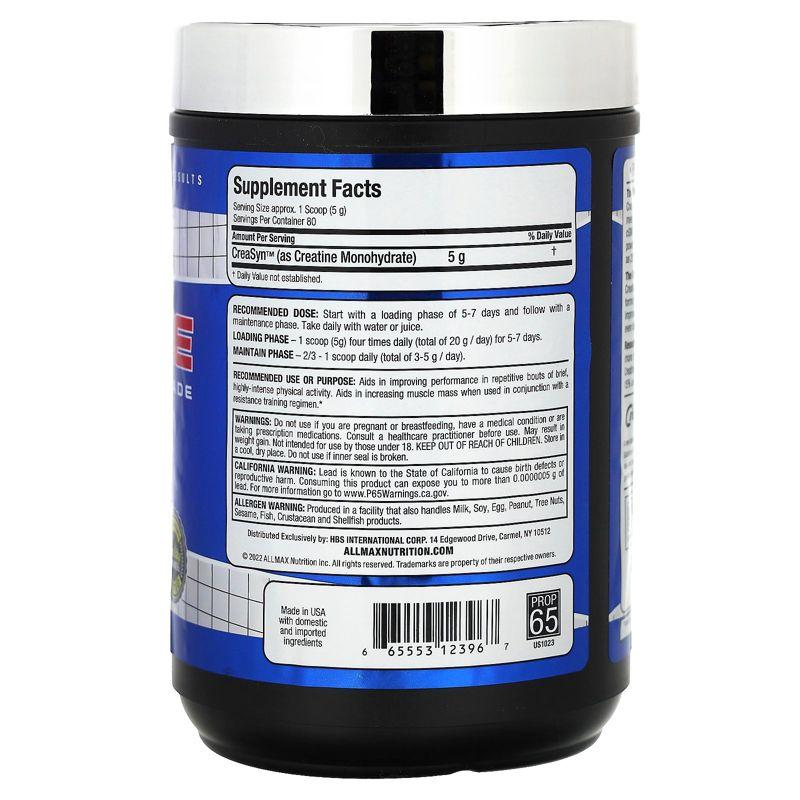 ALLMAX Creatine, Pharmaceutical Grade, Unflavored, 14.11 oz (400 g)