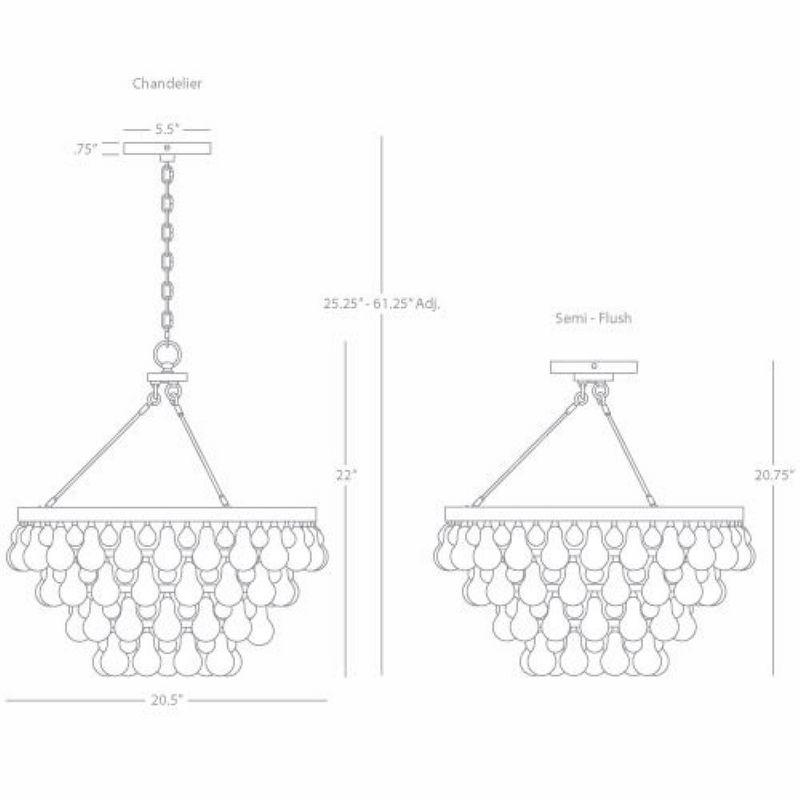 Bling 4 - Light Tiered Chandelier
