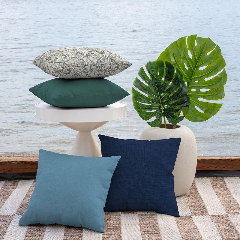 Ruby Indoor/Outdoor Reversible Throw Pillow