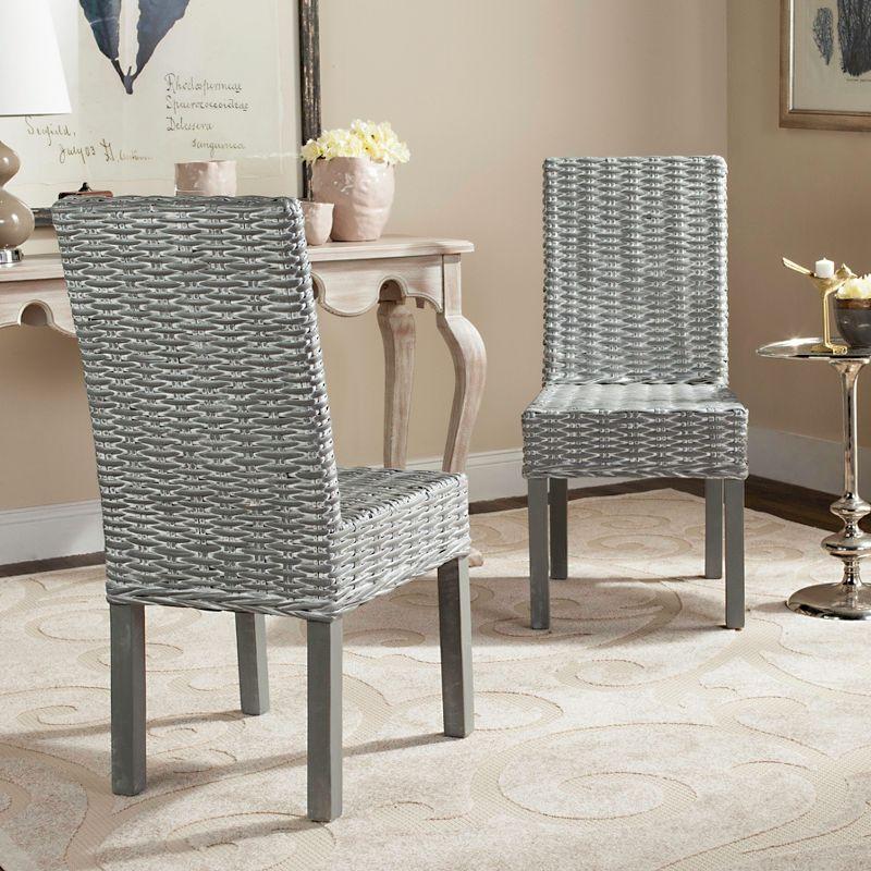 Highland Dunes Willow 18.5'' H Upholstered Parsons Chair (Set of 2)