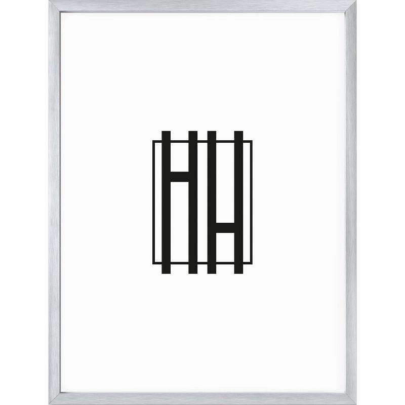 Haus and Hues Brushed Metal Single Picture Frame