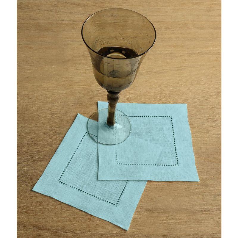 Classic Hemstitch - 100% Pure Linen Napkins (Set of 12)