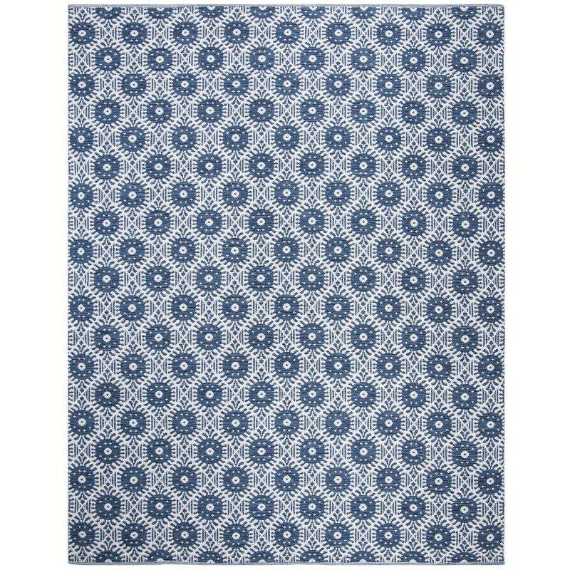 Montauk MTK612 Hand Woven Indoor Area Rug - Navy/Ivory - 8'x10' - Safavieh