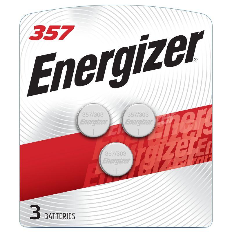 Energizer Silver Oxide SR44 Button Cell Batteries 3-Pack