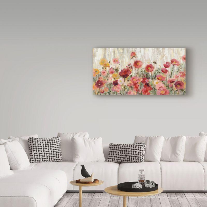 Trademark Fine Art -Silvia Vassileva 'Sprinkled Flowers' Canvas Art