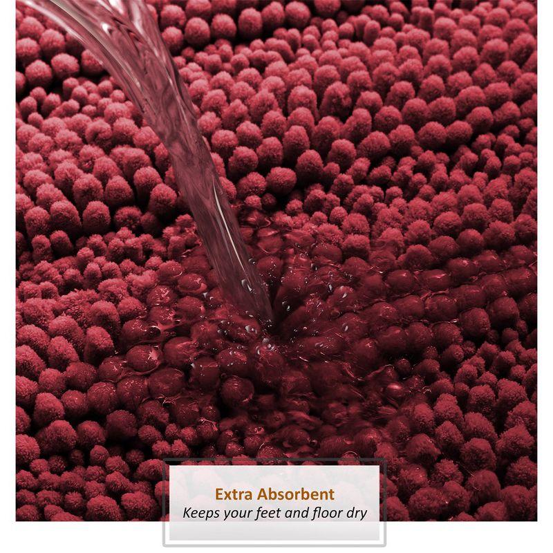 Clara Clark Clara Clark Chenille Extra Soft And Absorbent Bath Mat.