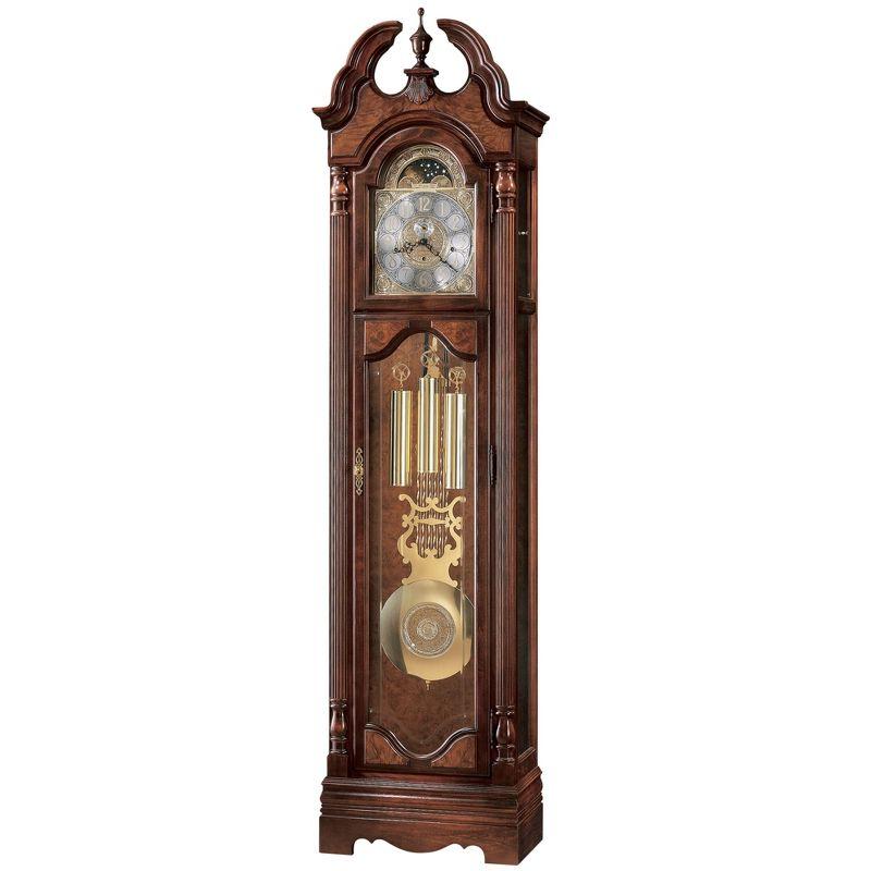 Langston 85.5'' H Solid + Manufactured Wood Grandfather Clock