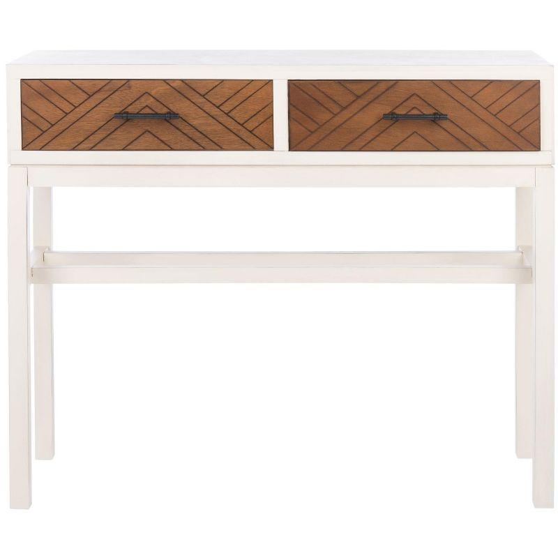 Ajana 2 Drawer Console Table - CNS5709C - Off-White - Safavieh