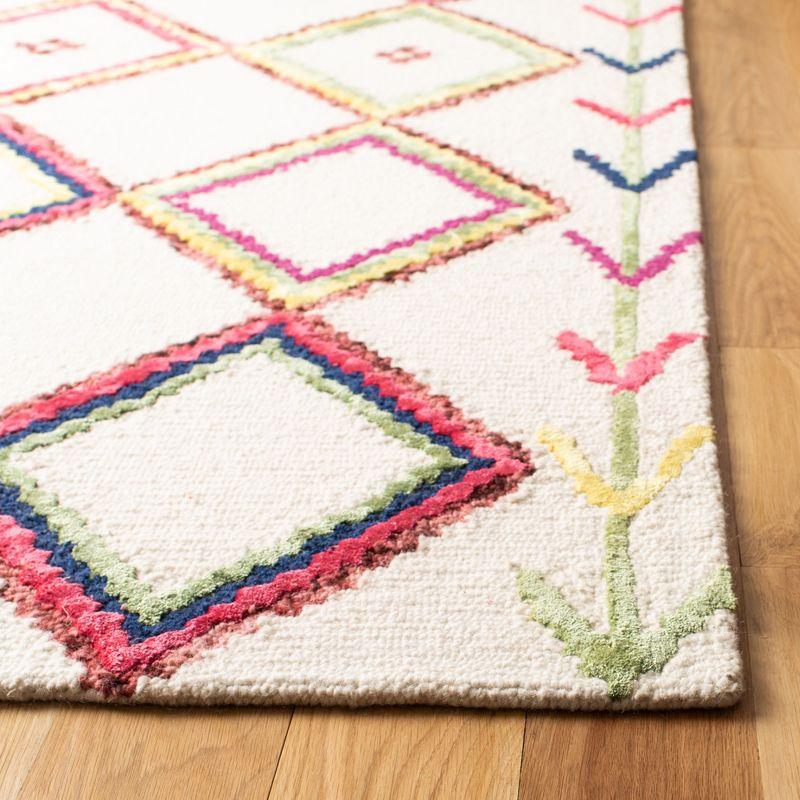 Bellagio BLG563 Hand Tufted Area Rug - Ivory/Multi - 5'x8' - Safavieh.
