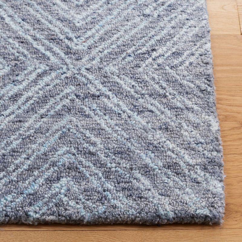 George Oliver Abstract Hand Tufted Performance Geometric Rug