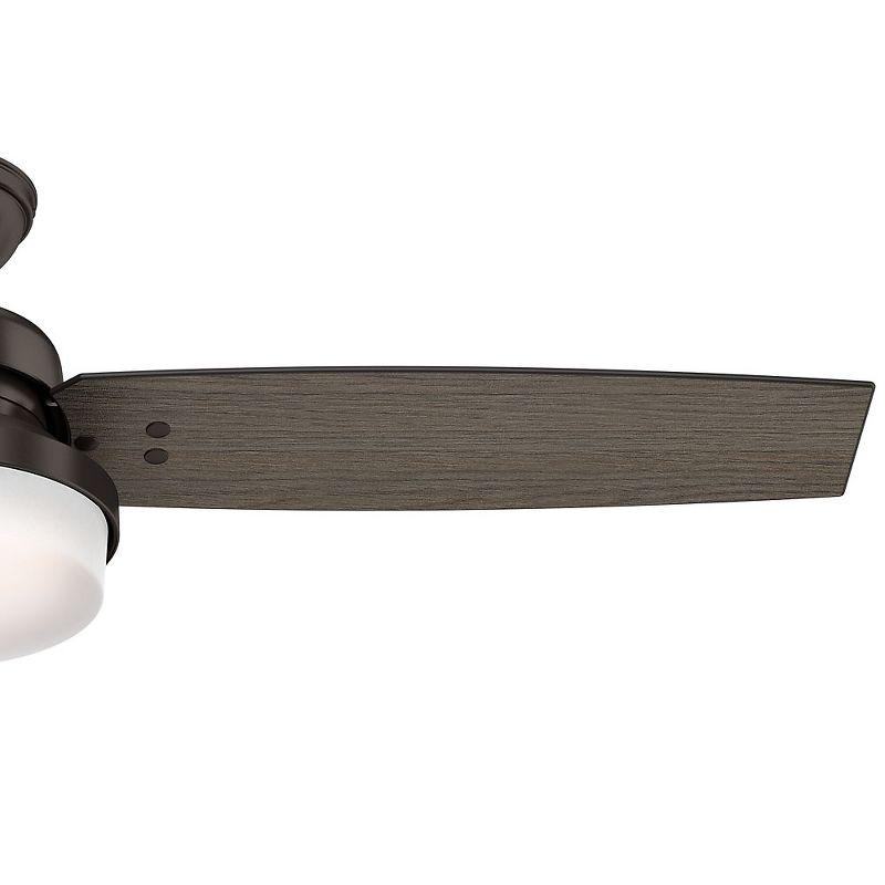 Hunter Fan 52" Sentinel 3 -Blade Standard Ceiling Fan with Remote Control and Light Kit Included