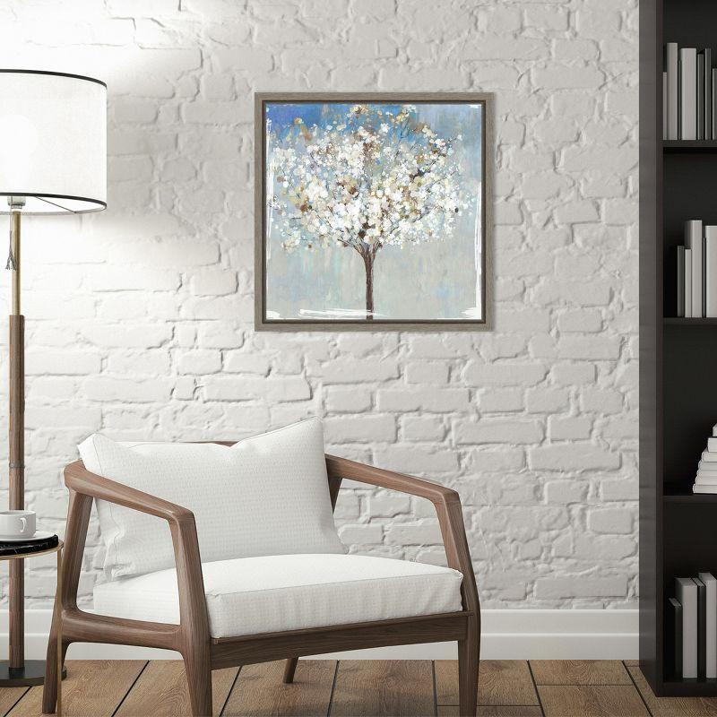 Amanti Art Winter Still Tree by Asia Jensen Framed Canvas Wall Art