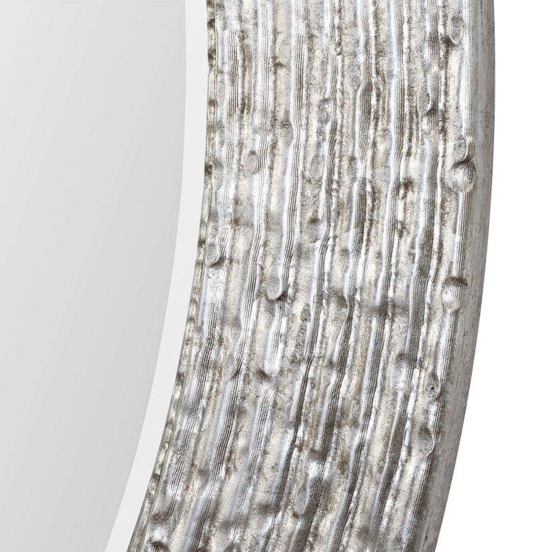 Uttermost Oval Vanity Decorative Wall Mirror Beveled Burnished Pale Champagne Gold Frame 25" Wide for Bathroom Bedroom Home Office