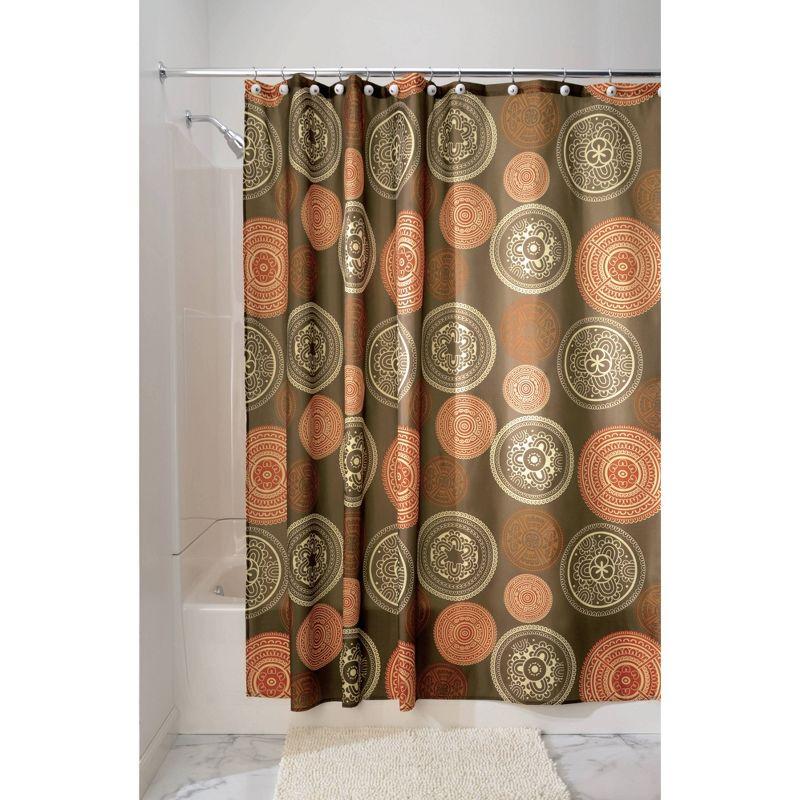 iDesign Bazaar Geometric Shower Curtain