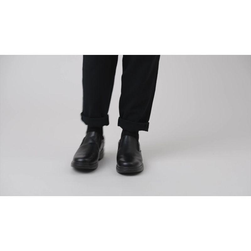 Deer Stags Men's Manager Slip-Resistant Workwear Loafer - Black - 16 Wide